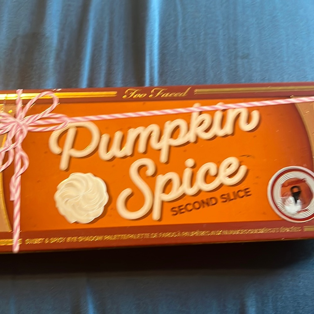 Brand new too faced pumpkin spice pallet never used